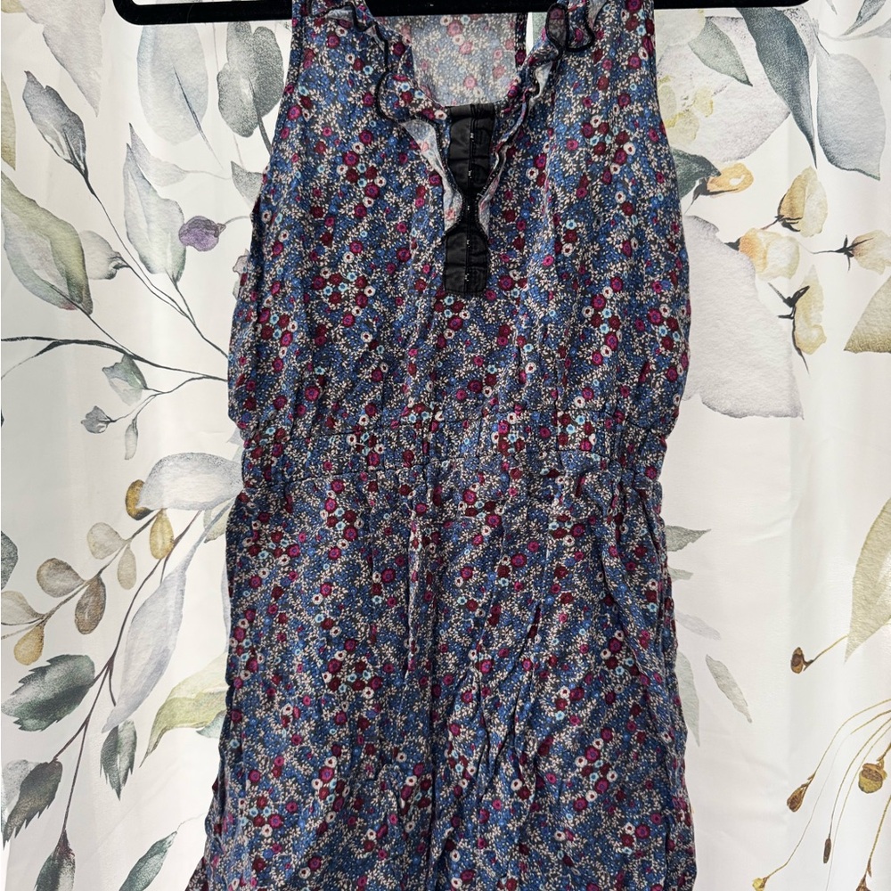 Vintage 00’s Floral Sleeveless Tunic Top